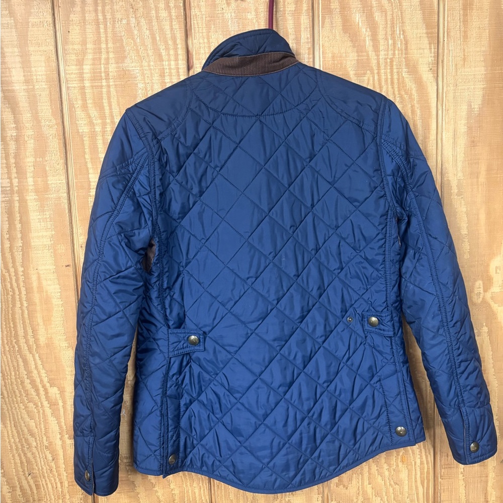 Ralph Lauren Blue Quilted Jacket with Crest - Picture 11 of 11